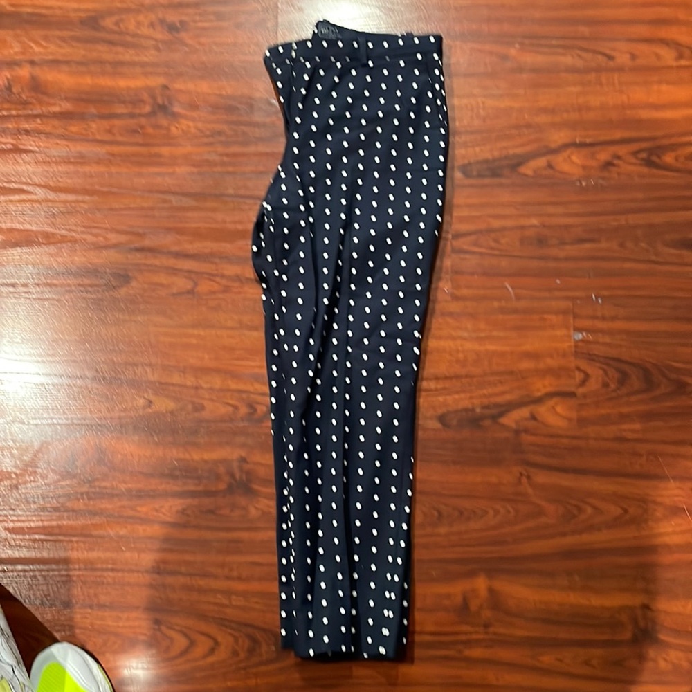 Gap polka dot slim crop pants